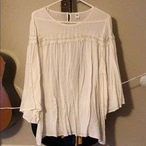 White lace top